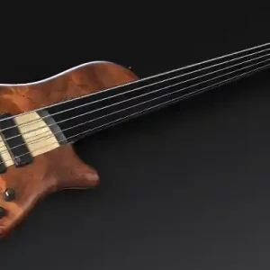 Warwick Masterbuilt Thumb Singlecut, 5-String Fretless, Broadneck - Natural Oil Finish Preisreduziert
