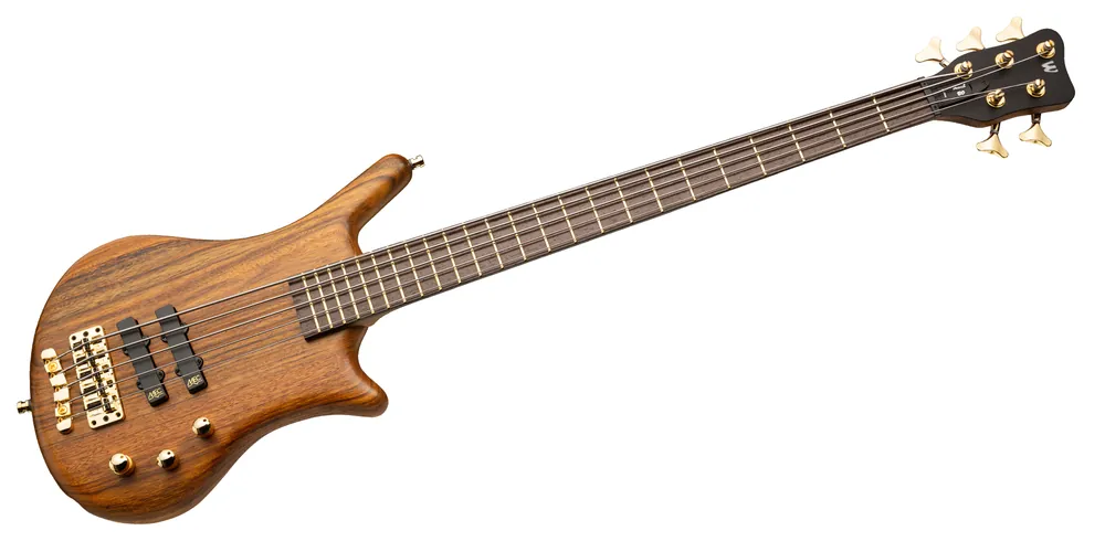 Warwick Teambuilt Pro Series Thumb BO, 5-String - Natural Transparent Satin, Gold Hardware Rabatt