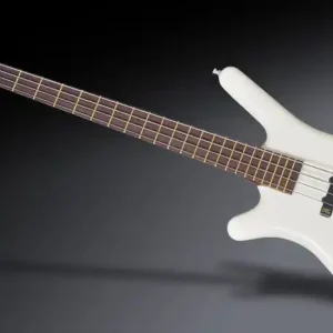 Abverkauf Warwick Teambuilt Pro Series Corvette Ash, Lefthand, 4-String, Active Pickups and Electronics - Solid Creme White High Polish