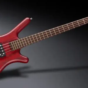 Aktuell Warwick Teambuilt Pro Series Corvette $$, 4-String,  Passive Pickups and Active Electronics - Burgundy Red Transparent Satin