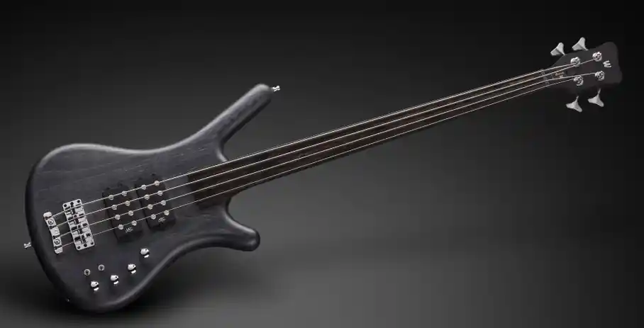 Warwick Teambuilt Pro Series Corvette $$, 4-String, Fretless, Passive Pickups and Active Electronics - Nirvana Black Transparent Satin Nur Heute