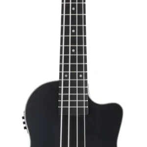 U-Bass Journeyman, Fretted - Matte Black, with Bag Top-Seller