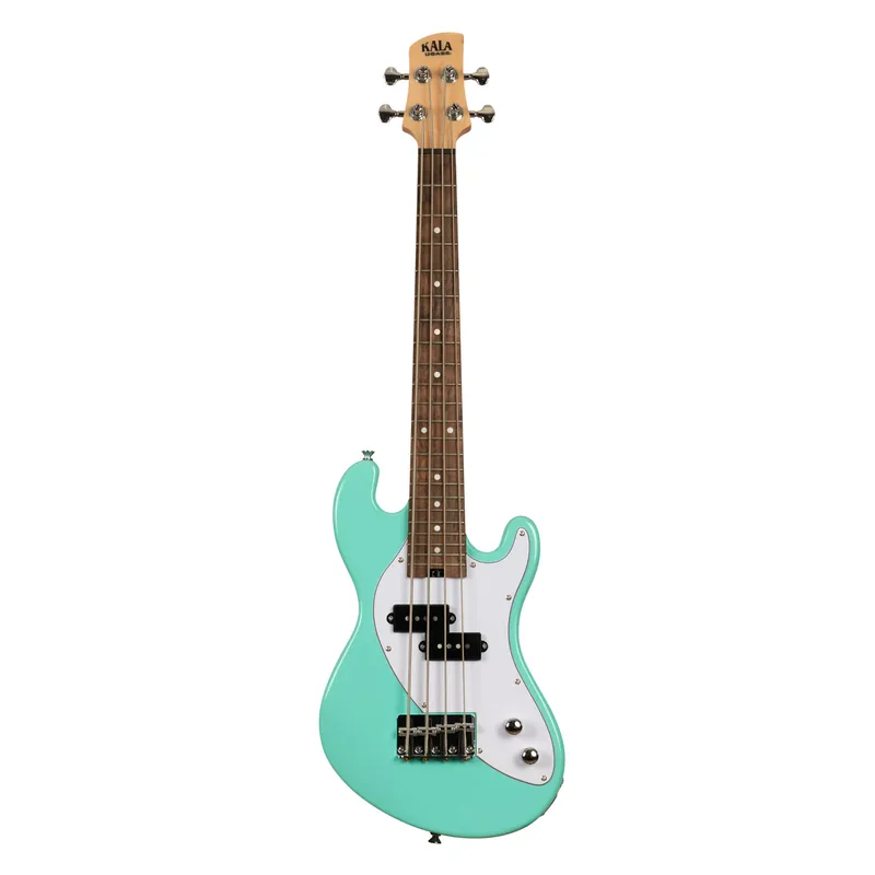 U-Bass Solid Body 4-String, Fretted - Surf Green with Bag Highlight