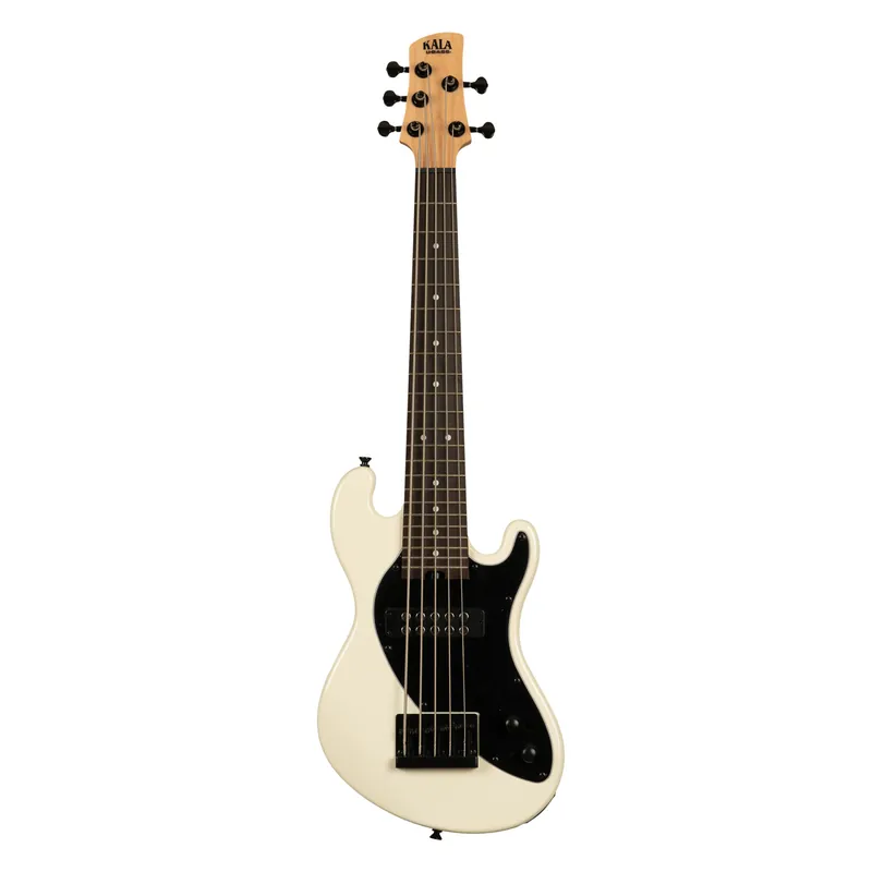 U-Bass Solid Body 5-String, Fretted - Sweet Cream with Bag Billig