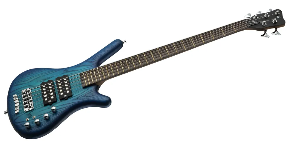 Warwick Teambuilt Pro Series Corvette $$, 5-String - Lagoon Blueburst Transparent Satin Günstig
