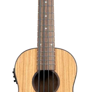 Sonderangebot U-Bass Zebrawood, Fretted, with Deluxe Bag