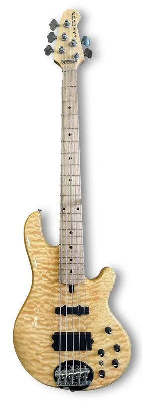 Lakland Skyline 55-02 Deluxe Bass, 5-String - Quilted Maple Top, Natural Gloss Markenware