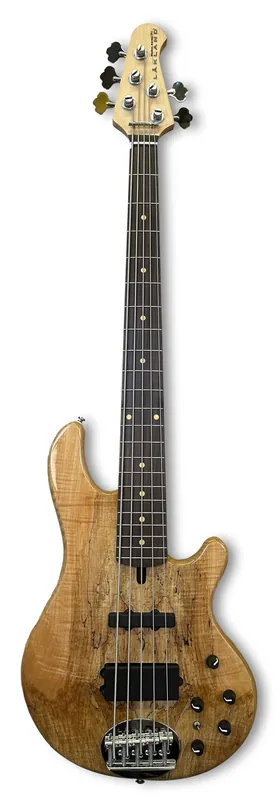 Schnäppchen Lakland Skyline 55-02 Deluxe Bass, 5-String - Spalted Maple Top, Natural Gloss