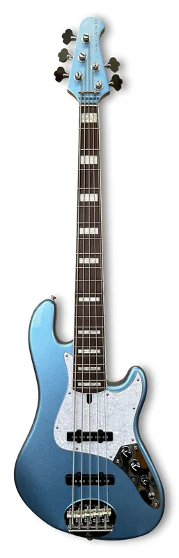 Direktkauf Lakland Skyline Darryl Jones Signature Bass, 5-String - Lake Placid Blue Gloss