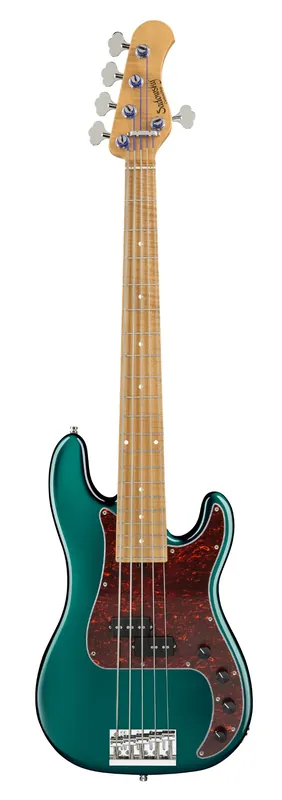 Sadowsky Custom Shop 20-Fret Ultra Vintage P Bass, 5-String - Solid Sherwood Green Metallic High Polish - 25-4526 Mega-Angebot
