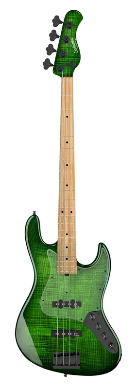 Direktkauf Sadowsky Custom Shop 21-Fret Vintage J/J Bass, 4-String - Emeraude Greenburst Transparent High Polish - 25-4512