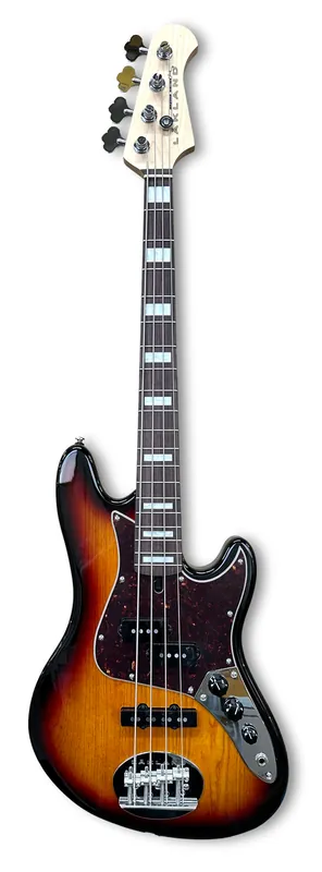 Lakland Skyline Hutch Hutchinson Signature Bass, 4-String - Three Tone Sunburst Gloss Sonderangebot