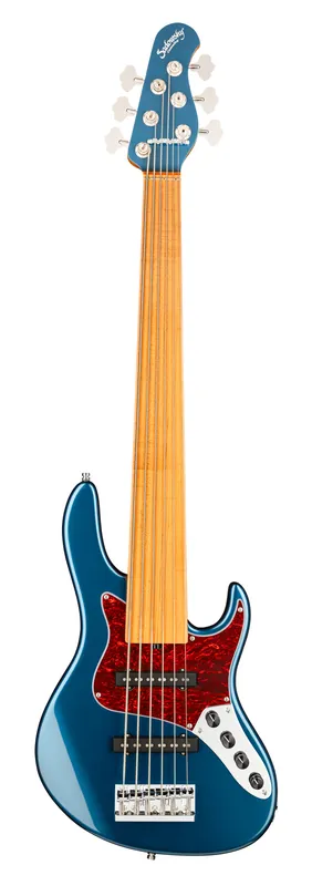 Top-Angebot Sadowsky Custom Shop 24-Fret Vintage J/J Bass, 6-String - Solid Dark Lake Placid Blue Metallic High Polish - 25-4699