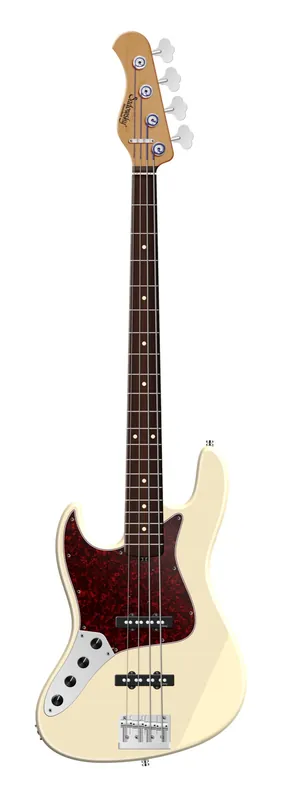 Versand Am Gleichen Tag Sadowsky MasterBuilt 20-Fret Ultra Vintage J/J Bass, Red Alder Body, Morado Fingerboard, 4-String, Lefthand - Solid Olympic White High Polish