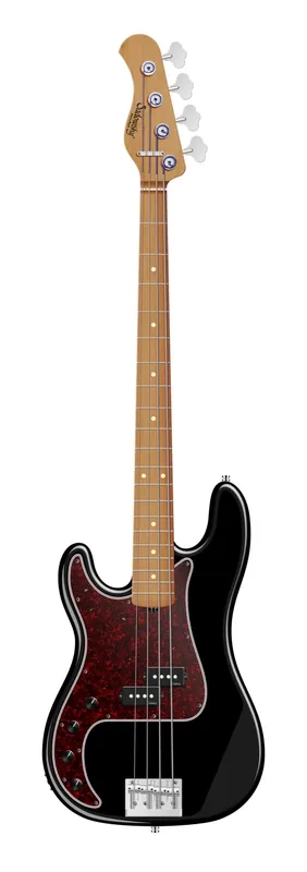 Aktuell Sadowsky MasterBuilt 20-Fret Ultra Vintage P Bass, Swamp Ash Body, Roasted Maple Fingerboard, 4-String, Lefthand - Solid Black High Polish