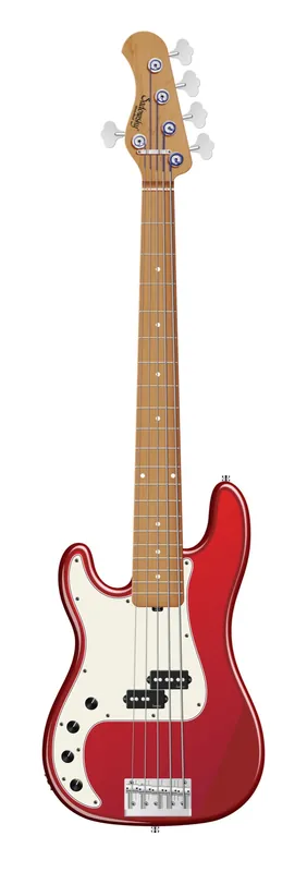 Wochenendangebot Sadowsky MasterBuilt 20-Fret Ultra Vintage P Bass, Swamp Ash Body, Roasted Maple Fingerboard, 5-String, Lefthand - Solid Candy Apple Red Metallic High Polish