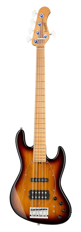 Angebot Sadowsky MasterBuilt 21-Fret Vintage M/J Bass, Swamp Ash Body, Roasted Maple Fingerboard, 5-String - '59 Burst Transparent High Polish