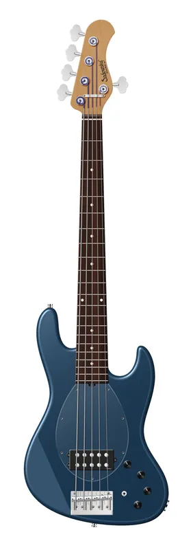 Aktuell Sadowsky MasterBuilt 21-Fret Vintage M Bass, Red Alder Body, Morado Fingerboard, 5-String - Solid Dark Lake Placid Blue Metallic Satin