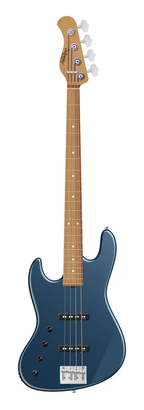 Wochenendangebot Sadowsky MasterBuilt 21-Fret Standard J/J Bass, Swamp Ash Body, Roasted Maple Fingerboard, 4-String, Lefthand - Solid Dark Lake Placid Blue Metallic High Polish
