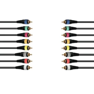 Zertifiziert OMNITRONIC Snake-Kabel 8xCinch/8xCinch 15m