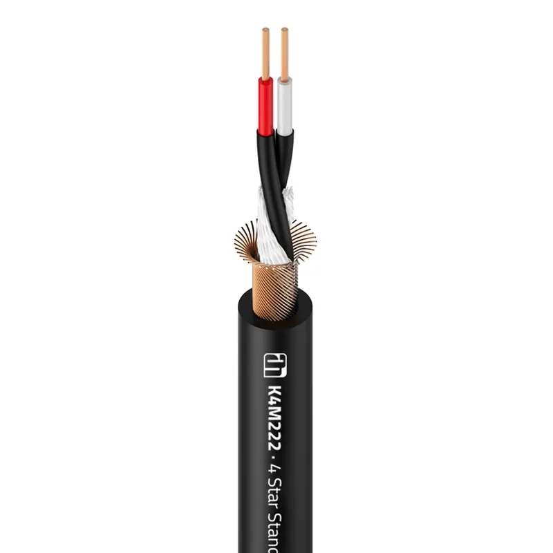 Top-Seller Adam Hall Cables 4 STAR M 222 - Mikrofonkabel 2 x 0.22 mm²