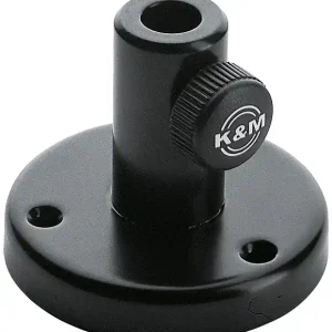 K&M 23855 Tischflansch schwarz Neu Im Sortiment