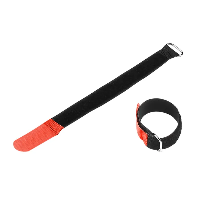Versand Am Gleichen Tag Adam Hall Accessories VR 2020 RED - Klett Kabelbinder 200 x 20 mm rot