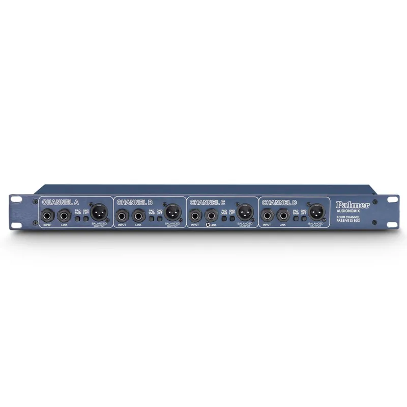 Palmer Pro PAN 03 PASS - 19" DI-Box 4 Kanal passiv Neu