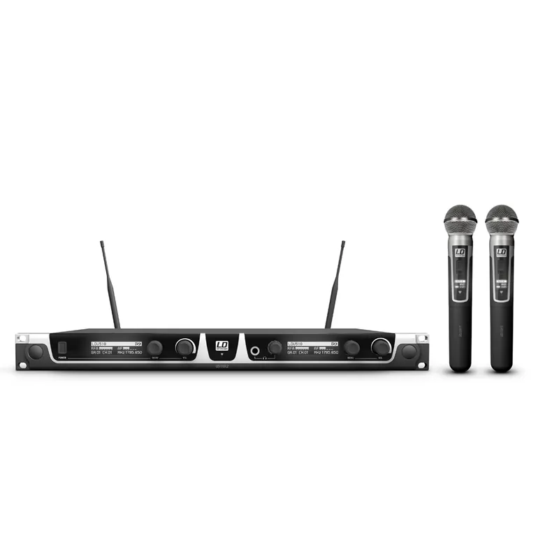 LD Systems U518 HHD 2 - Funkmikrofon System mit 2 x Handmikrofon dynamisch Markenprodukt
