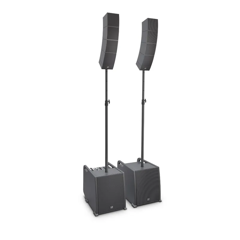 Günstig LD Systems CURV 500 PS - Portables Array System Power Set inklusive Distanzstange und Lautsprecherka