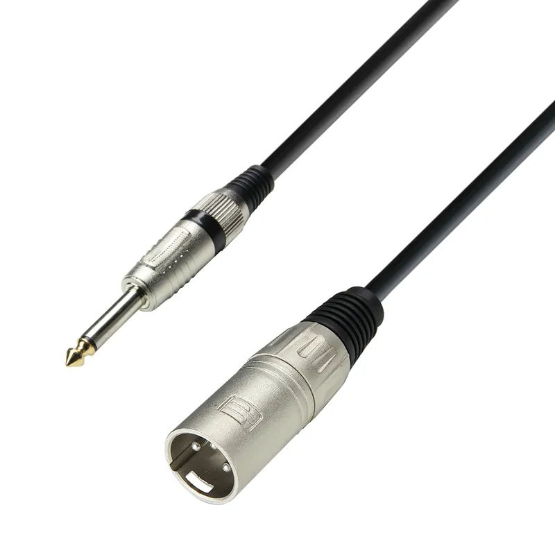 Wochenendangebot Adam Hall Cables K3 MMP 0300 - Mikrofonkabel XLR male auf 6,3 mm Klinke mono 3 m