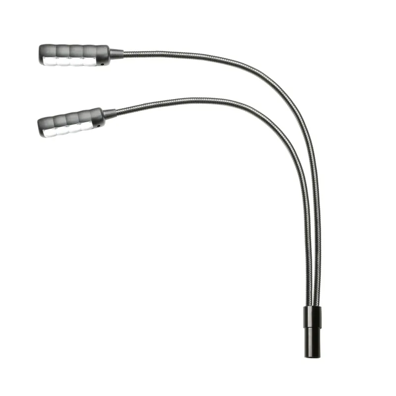 Adam Hall Stands LED 2 ULTRAXLR 4 - 4-pol XLR Schwanenhalsleuchte mit 8 COB LEDs Nur Für Kurze Zeit