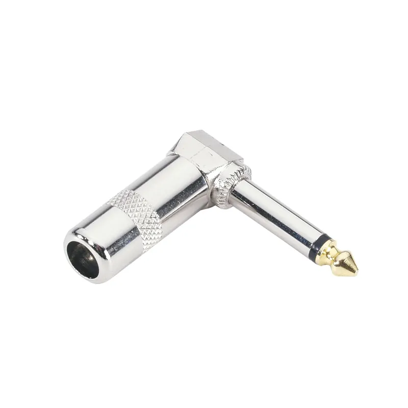Adam Hall Connectors 75192 - Winkelklinkenstecker 6,3 mm mono silber Schnäppchen