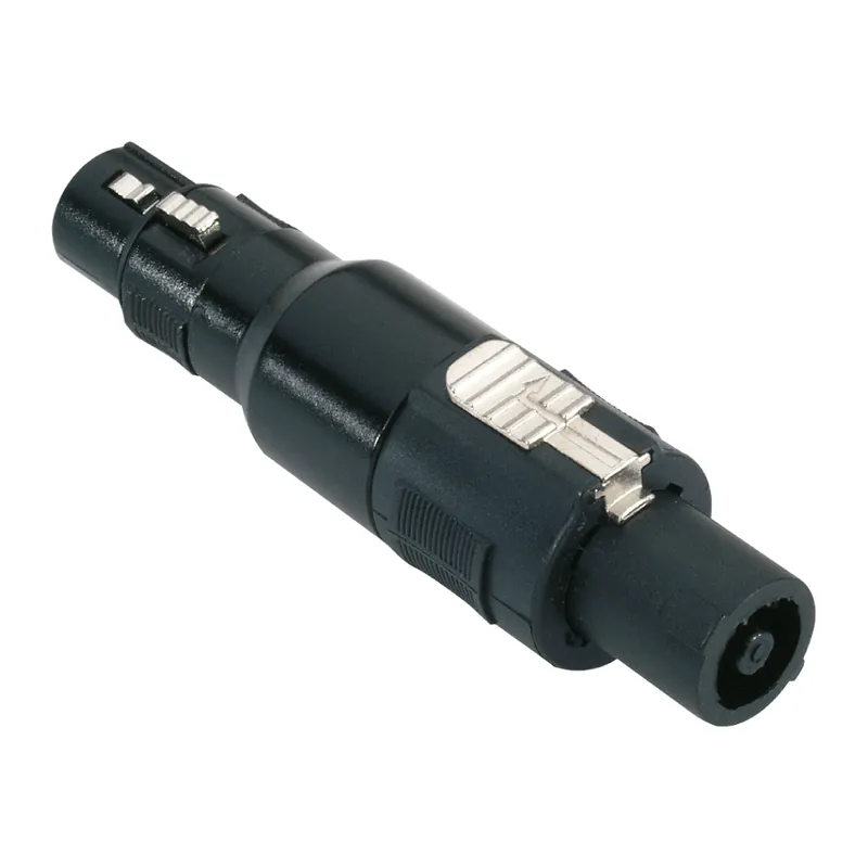 Versand Am Gleichen Tag Adam Hall Connectors 7865 - Adapter Standard Lautsprecherverbinder 4-Pol auf XLR female
