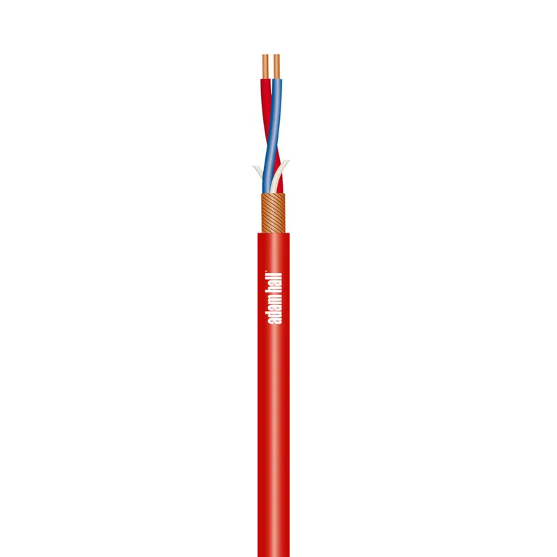 Versand Am Gleichen Tag Adam Hall Cables The Stage R - Mikrofonkabel 2 x 0,22 mm² rot