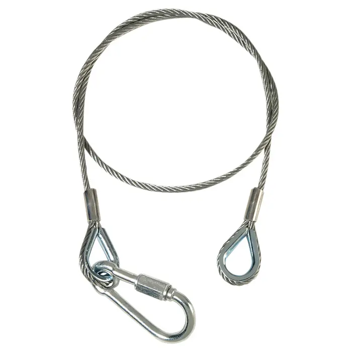 Sonderaktion Adam Hall Accessories S 53100 - Sicherungsseil 5 mm mit Kettbiner 1 m lang