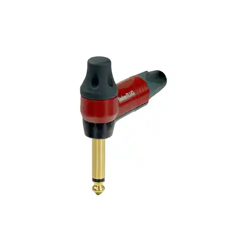 Echt Neutrik NP2RX-TIMBRE - Rechtwinkliger 6,3 mm 2-Pol Klangfarbe-Klinkenstecker
