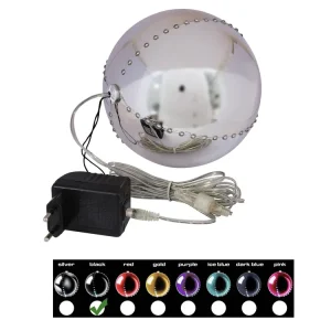 Billig EUROPALMS LED Snowball 15cm, schwarz