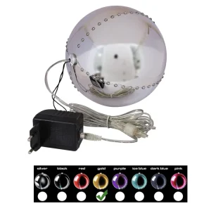 EUROPALMS LED Snowball 15cm, gold Neu