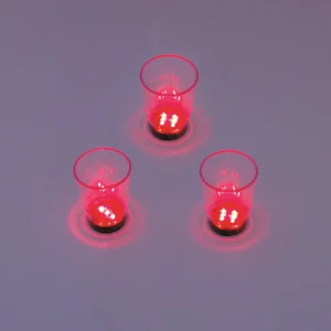 EUROPALMS LED-Glas 2cl mit Würfelspiel, rot, 3x Jetzt Bestellen
