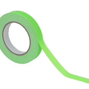 Zertifiziert ACCESSORY Gaffa Tape 19mm x 25m neongrün UV-aktiv