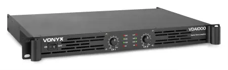 Beliebt VONYX "VDA1000" Digitale PA-Endstufe mit 2x 500W / 4 Ohm