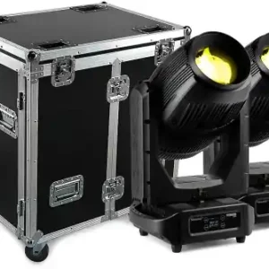 Expressversand TOUR PACK: 2x BeamZPro "NEREID500" Hybrid BSW OUTDOOR Moving Head mit 542 Watt LED + Case