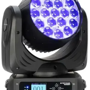 Top-Seller ELIMINATOR LIGHTING "Stryker Wash" 19x 12 Watt RGBW LED Zoom Moving Head