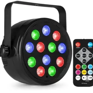 Bestseller FUZZIX "PLF12" RGB LED DMX Scheinwerfer mit 12x 2 Watt & IR-Fernbedienung