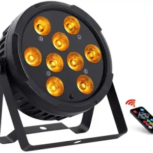 INVOLIGHT "SLIMPAR9HEX" 9x 12 Watt RGBWA-UV LED Scheinwerfer mit Fernbedienung Neu