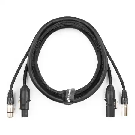 PD Connex "CX07-0.50" IP65 Kombikabel PowerConnector TR m/w auf XLR m/w, 0,5m Direktkauf