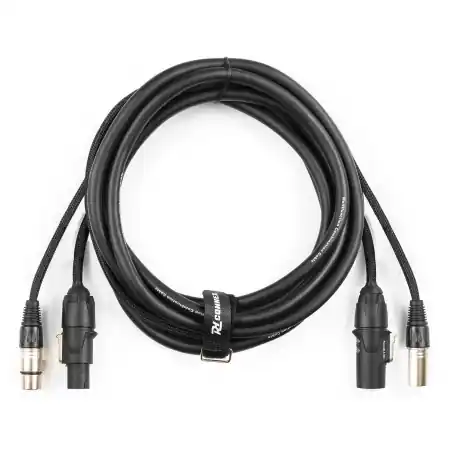 Direktkauf PD Connex "CX07-5" IP65 Kombikabel PowerConnector TR m/w auf XLR m/w, 5m