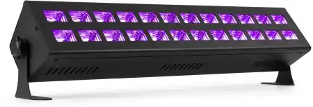 Heißes Angebot BeamZ "BUV243" 24x 3 Watt UV Schwarzlicht LED DMX Fluterrampe
