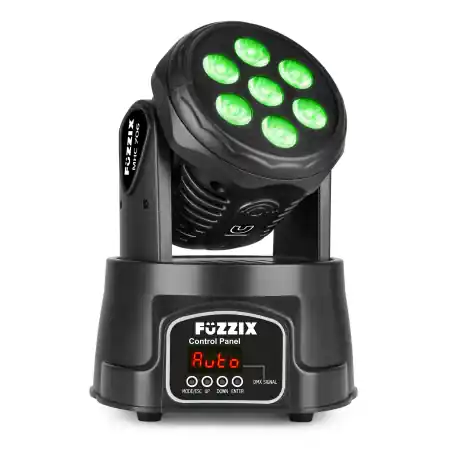 FUZZIX "MHC706" LED Moving Head Wash mit 7x 6 Watt RGBW LED's Zertifiziert